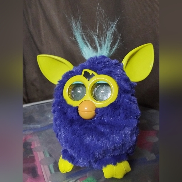 Hasbro Other - Furby Boom Starry Night Talking Toy Hasbro 2012 Blue Yellow Interactive Works